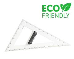 Stor tavle trekantlinjal 60°, magnetisk, 60cm