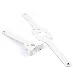 Hvide pap ballonpinde - Kan genbruges i papir og pap