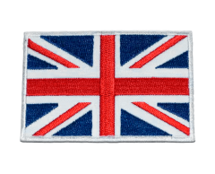 UK Storbritannia flagg strykemerke