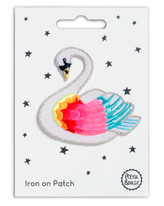 Fargerik svane-påstrykningsmerke