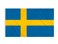 Svensk flagg 150 x 90 cm polyester