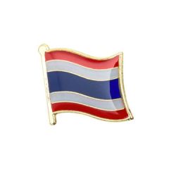 Thailand flagg emalje pin 
