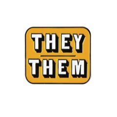 They/Them emalje pin