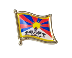 Free Tibet flagg pin
