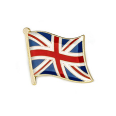 Union Jack flagg emaljepin