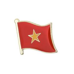 Vietnamesisk flagg emalje pin