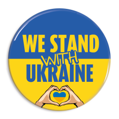 We stand with Ukraine button
