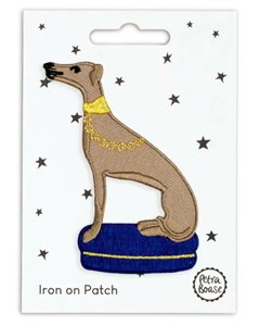 Whippet hund stryke­merke med mynde