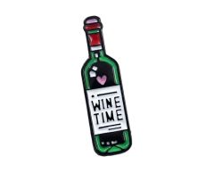 Wine Time vinflaske pin